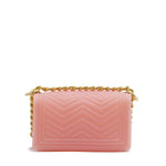 Borsa a mano da donna 100% Pvc FLAT XS MANHATTAN-MAUVE + OFF GOLD Marc Ellis