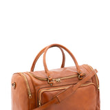 Borsa da viaggio unisex In Vera pelle Made in Italy 52x37x29 cm