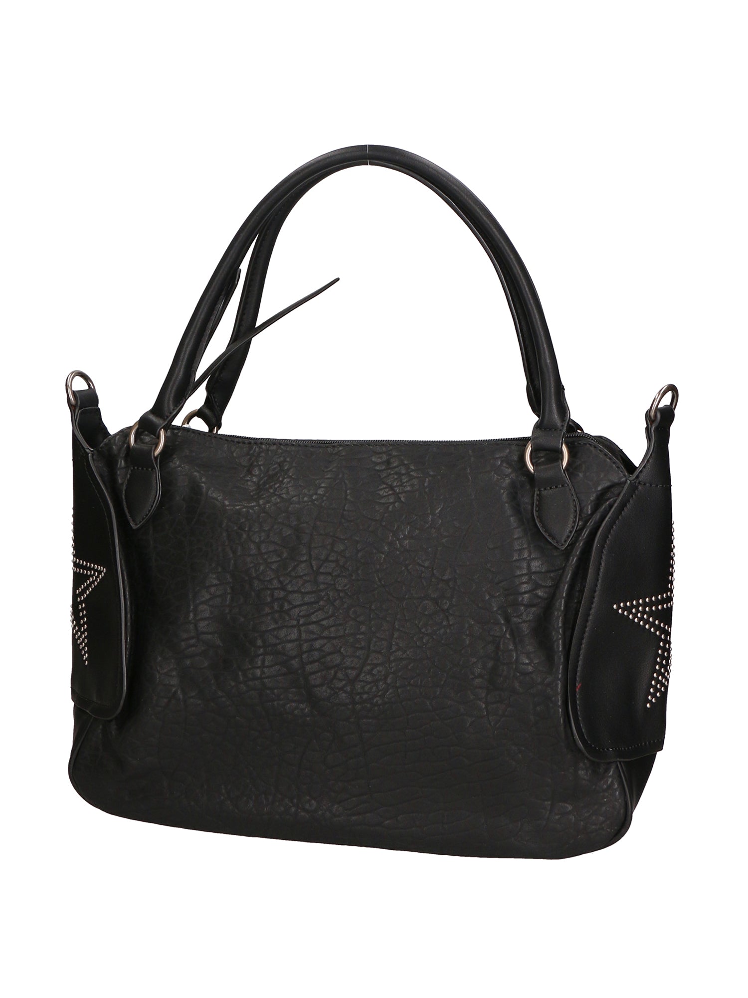 Rosa Borsa a mano da donna Ecopelle 8016-NERO Gave Lux