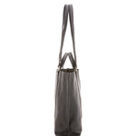 Borsa a spalla unisex in vera pelle Made in Italy 4610-NERO Alessia Firenze
