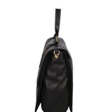Valoria Prime Borsa a spalla da donna 100% pelle B17213-NERO Braccialini