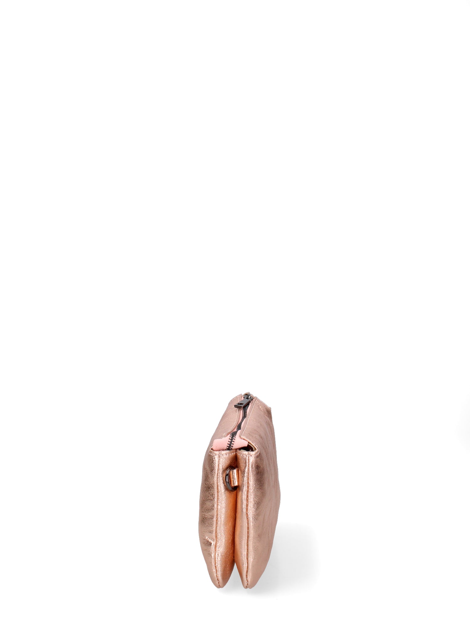 Nimue Borsa a tracolla da donna Vera pelle 1502-1-ROSA LAMINATO Gave Lux