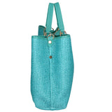 Borsa a mano da donna Paglia & Pelle MYB-05168-SS-179+D30 ACQUA My Best Bag