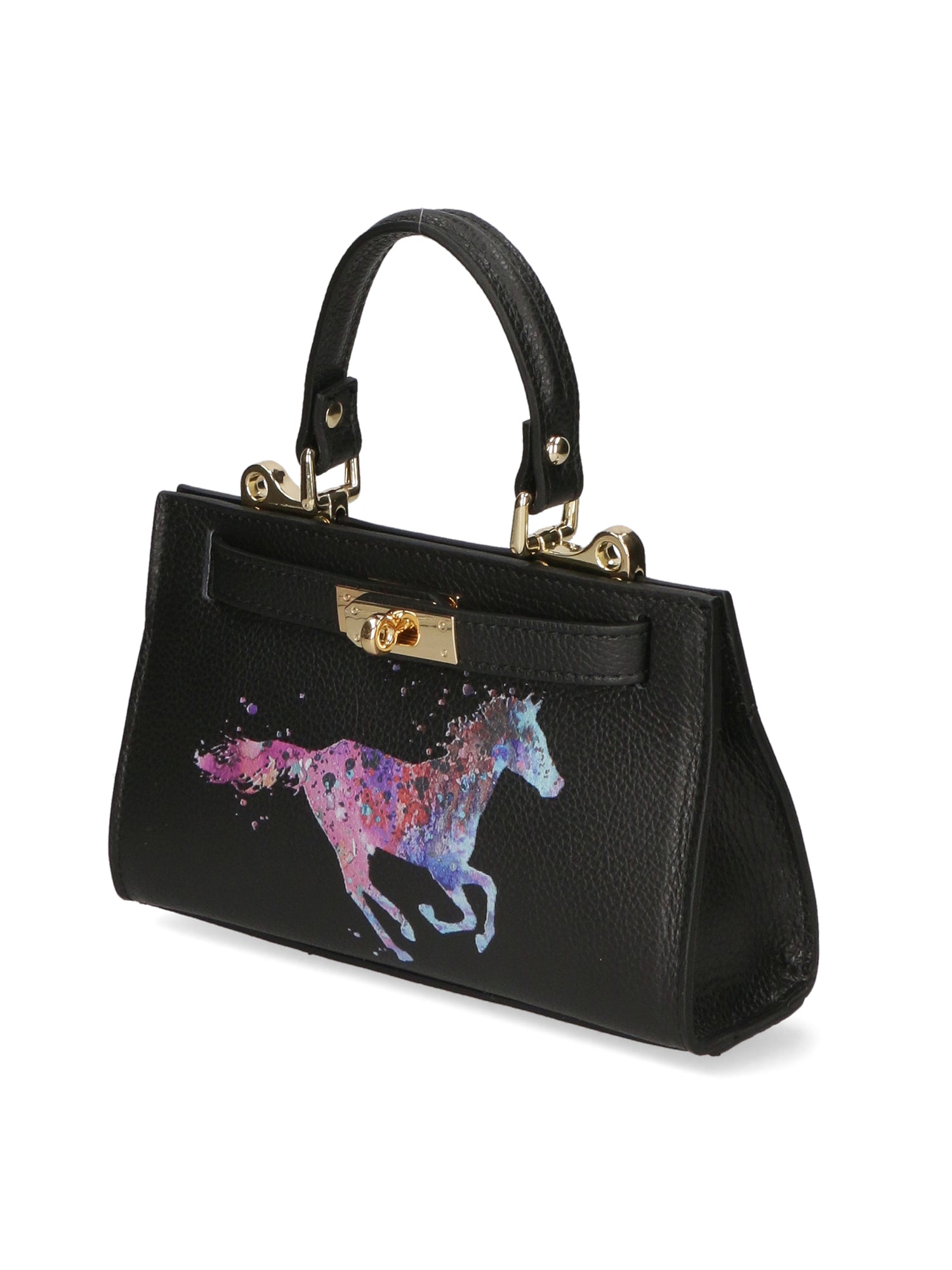 Noel Borsa a mano da donna Vera pelle 04265-D28 NERO BLACK Gave Lux
