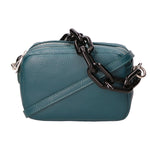 Barbara Borsa a spalla da donna Vera pelle 05706-D33 PETROLIO Gave Lux