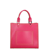 Borsa a mano da donna 100% vera pelle 07262-P 628 FUXIA Roberta Rossi