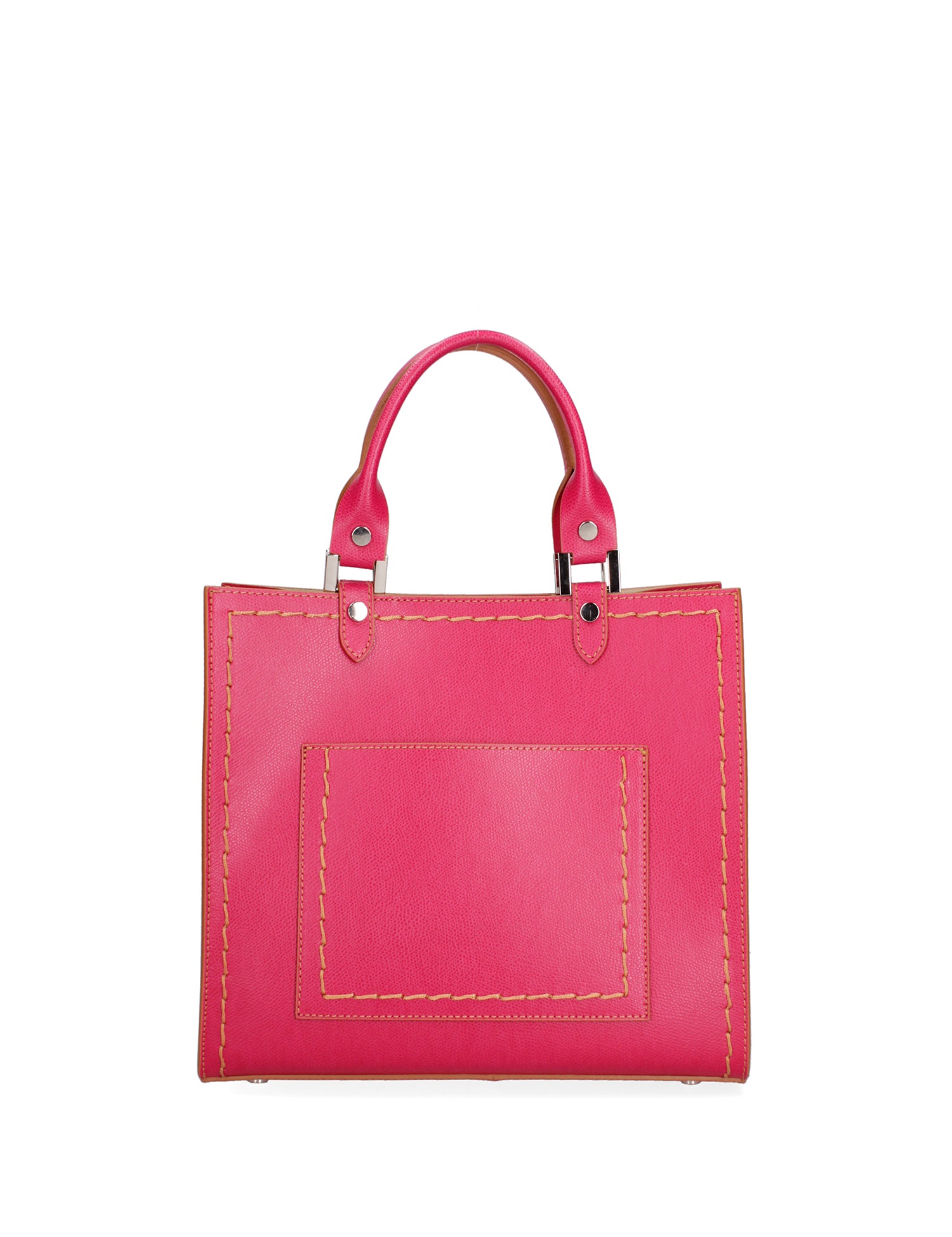 Borsa a mano da donna 100% vera pelle 07262-P 628 FUXIA Roberta Rossi