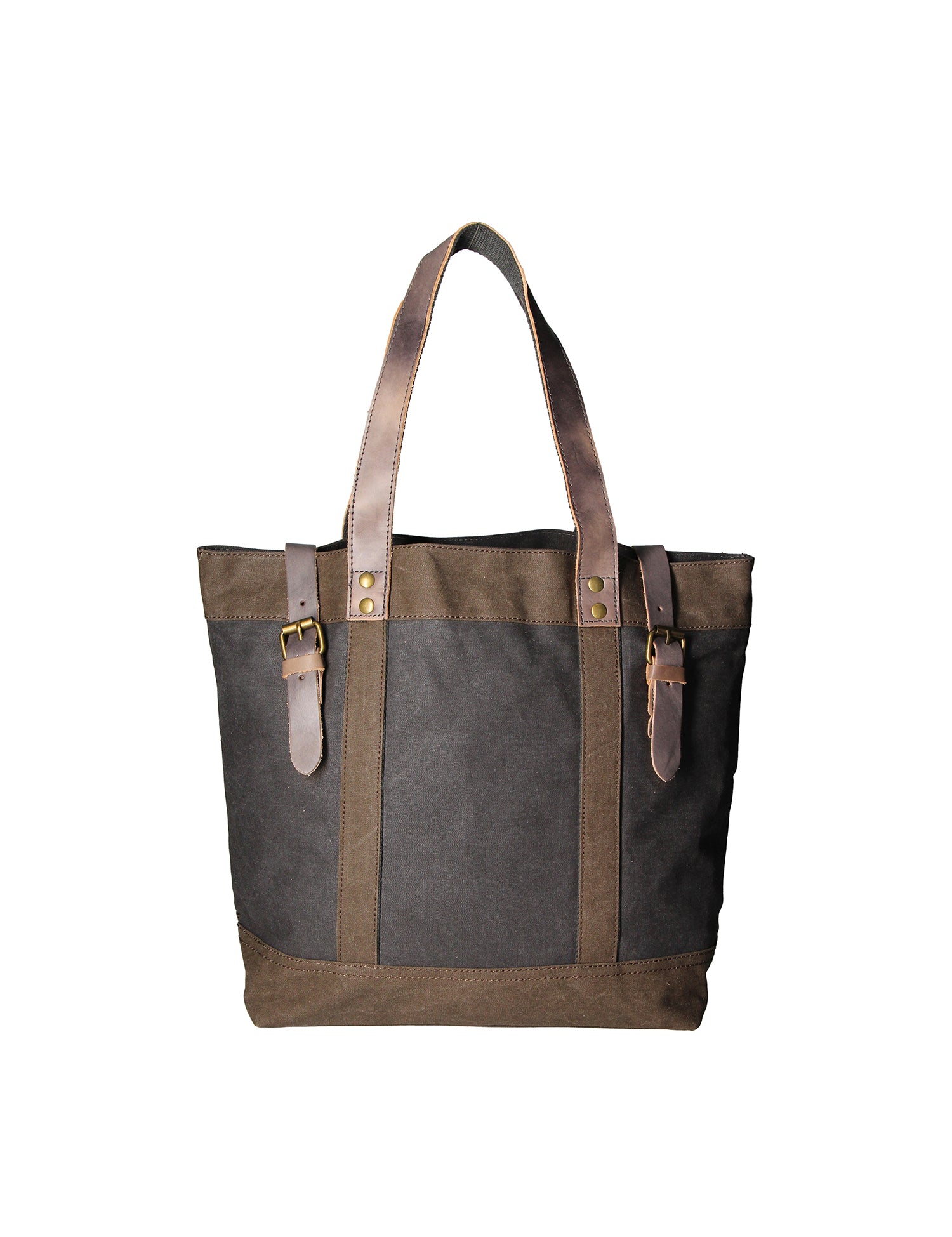 Maura Borsa a mano unisex Canvas e pelle ZG3012-NERO BLACK Gave Lux