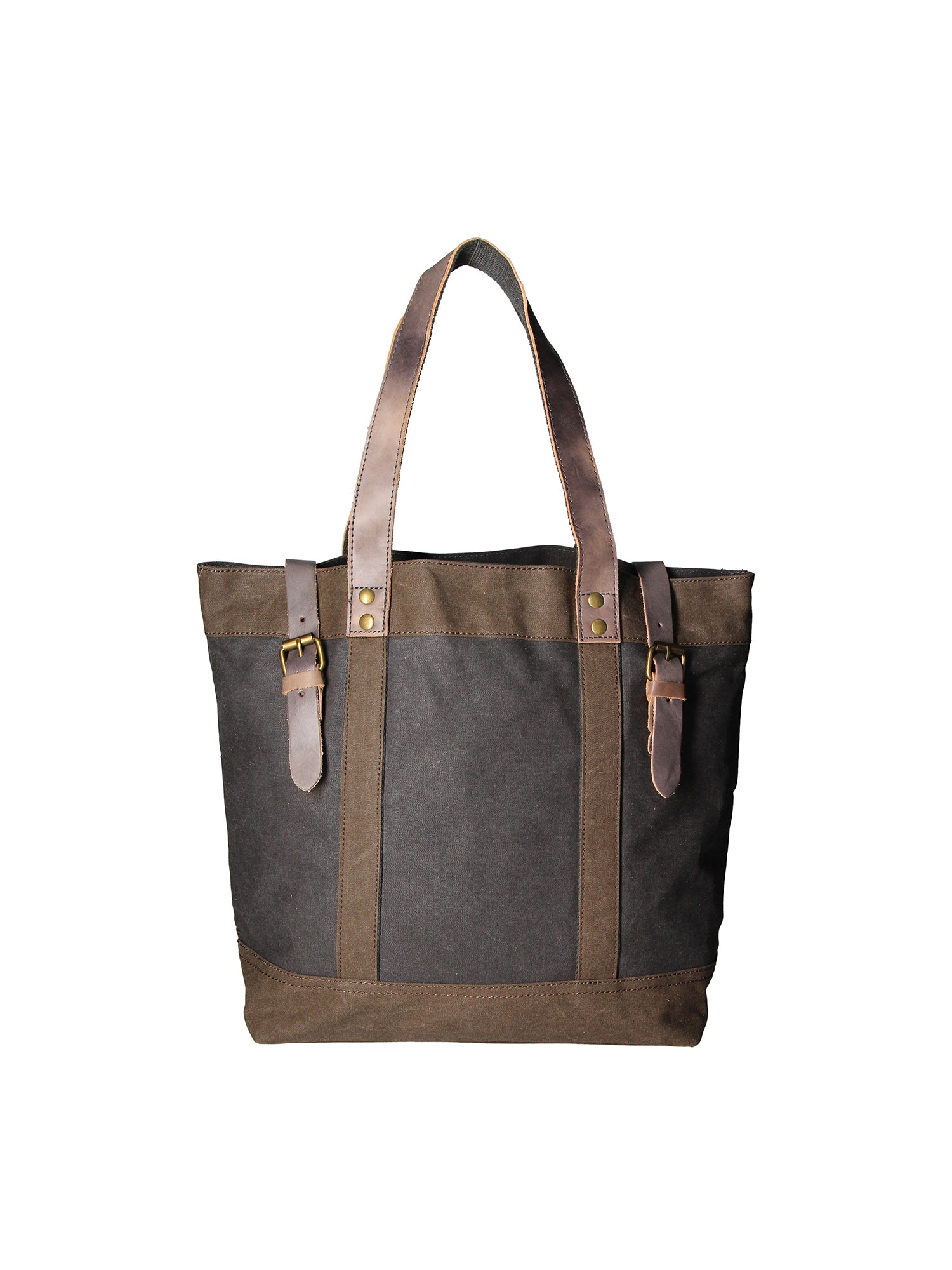 Maura Borsa a mano unisex Canvas e pelle ZG3012-NERO BLACK Gave Lux