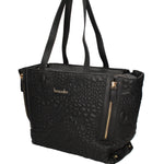 Valoria Pro Borsa a spalla da donna 100% poliuretano B16890GR-NERO Braccialini