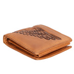 Portafoglio uomo in vera pelle RFID HILB-6404EAGLE-CUOIO Hill Burry