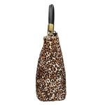 Arya Borsa a spalla da donna Vera pelle 05474-LEO BIANCO NERO 028 Gave Lux