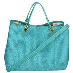 Borsa a mano da donna Paglia & Pelle MYB-05168-SS-179+D30 ACQUA My Best Bag