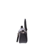 Mae Borsa a mano da donna Vera pelle 07142-D28 NERO Viola Castellani
