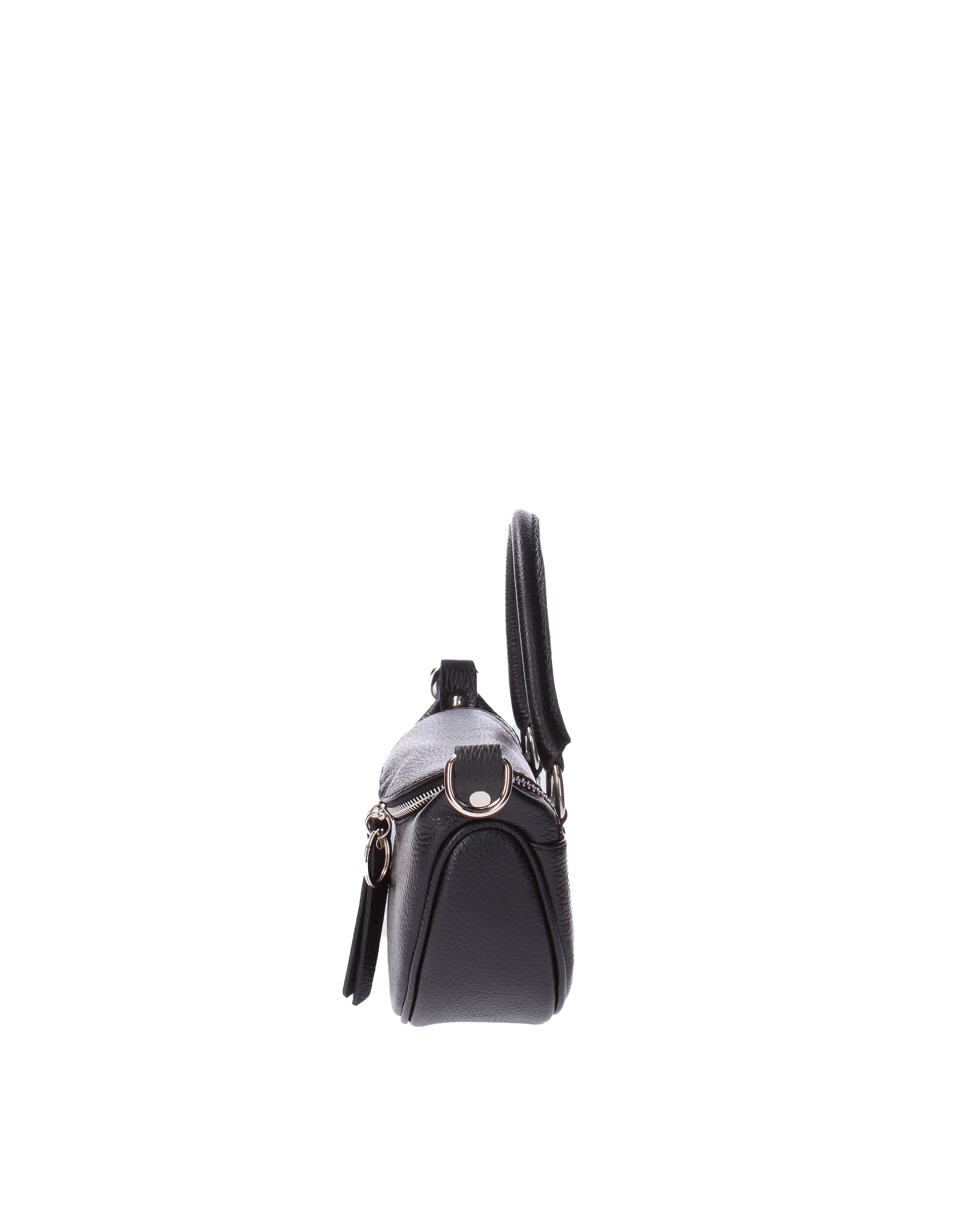 Mae Borsa a mano da donna Vera pelle 07142-D28 NERO Viola Castellani
