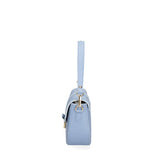 Borsa a spalla da donna Vera pelle 07229-L119 GRIGIO CHIARO Roberta Rossi