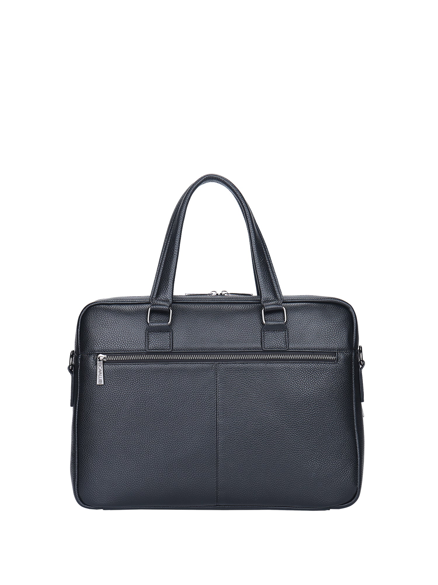 Borsa a mano da uomo 100% vera pelle BC1483-BLACK B Cavalli