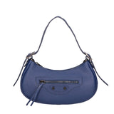 Loredana Borsa a spalla da donna Vera pelle 06548-BLU JEANS Gave Lux