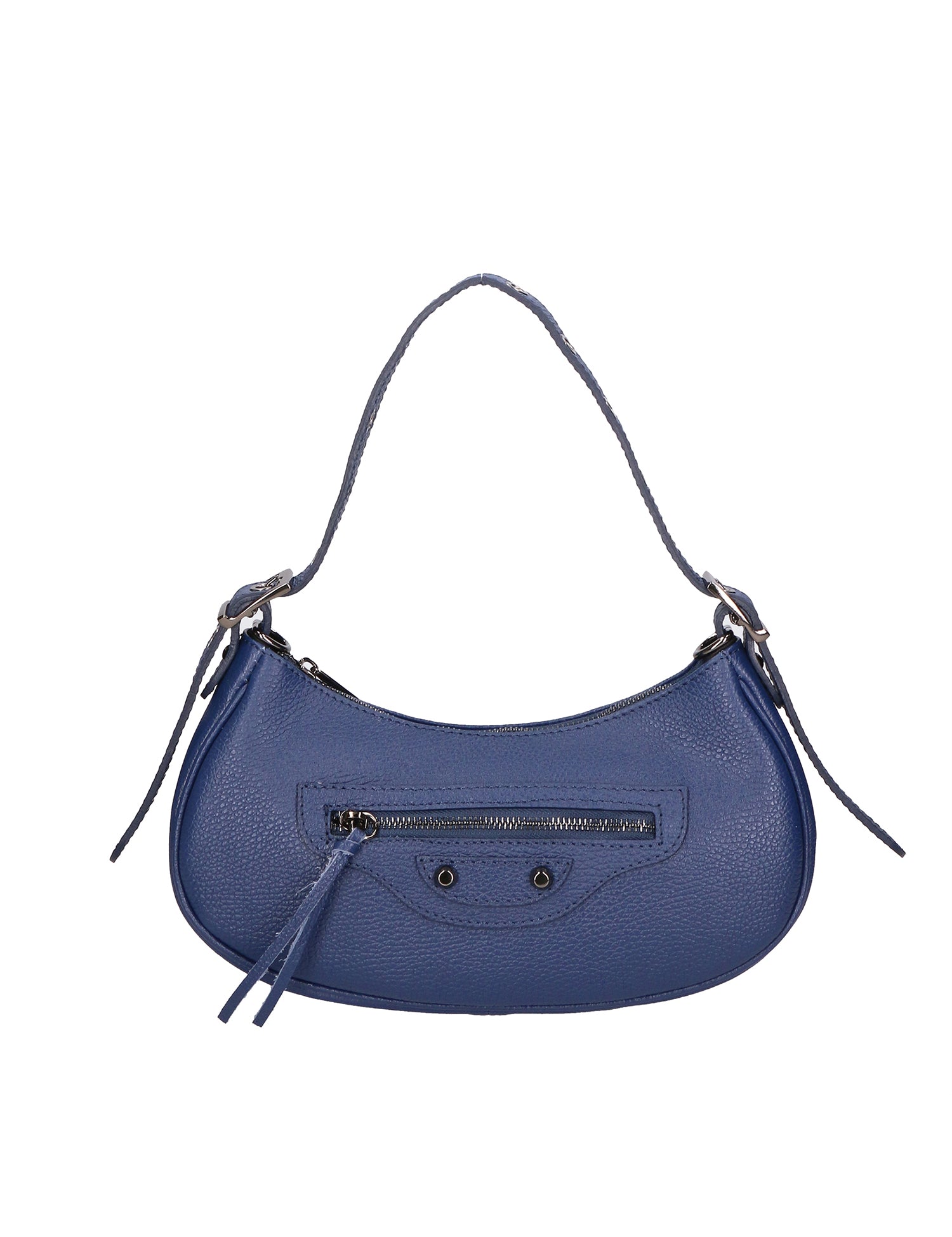 Loredana Borsa a spalla da donna Vera pelle 06548-BLU JEANS Gave Lux