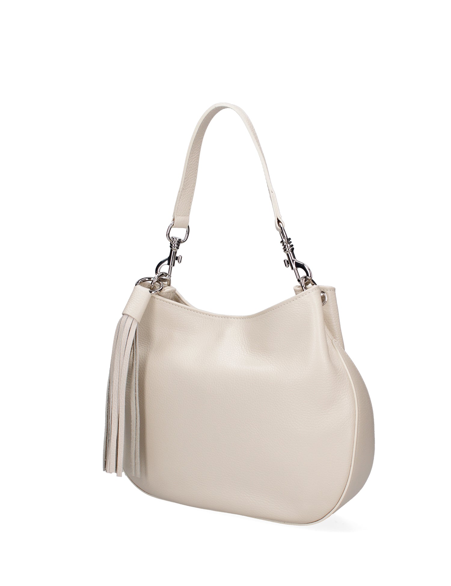 Borsa a spalla da donna Vera pelle 07316-D37 LATTE Roberta Rossi