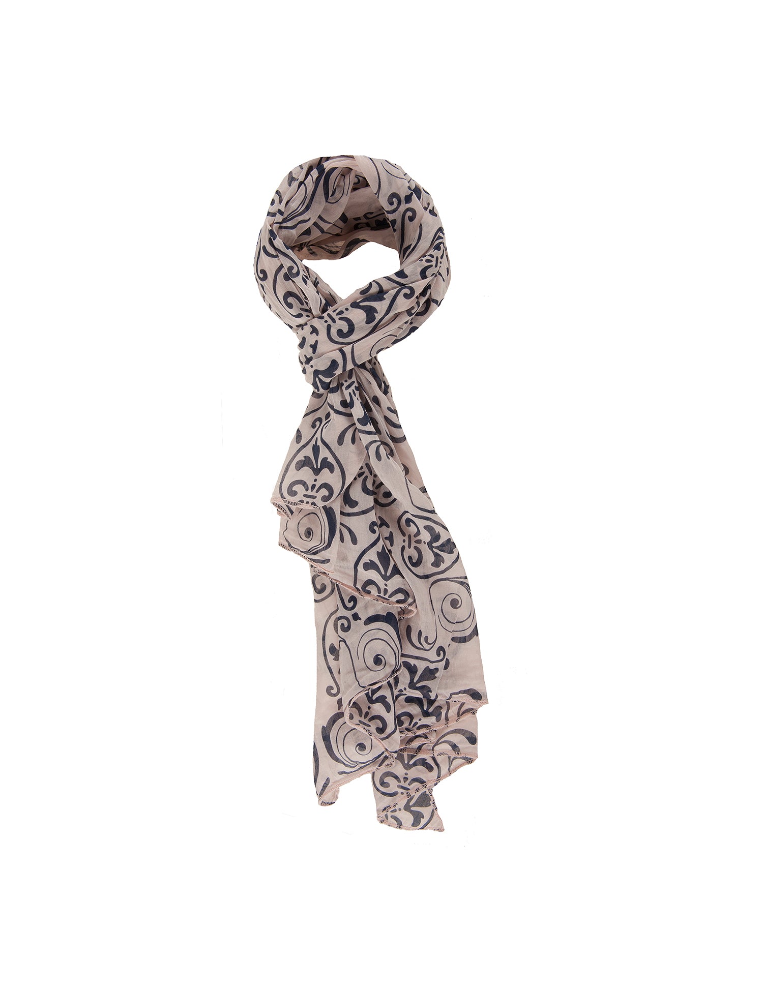 Cotone e Seta L1001-ROSA Foulard unisex Sahara Gave Lux