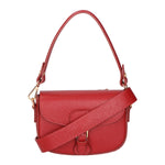 Viktoria Borsa a spalla da donna Vera pelle 06526-D10 ROSSO SCURO Gave Lux