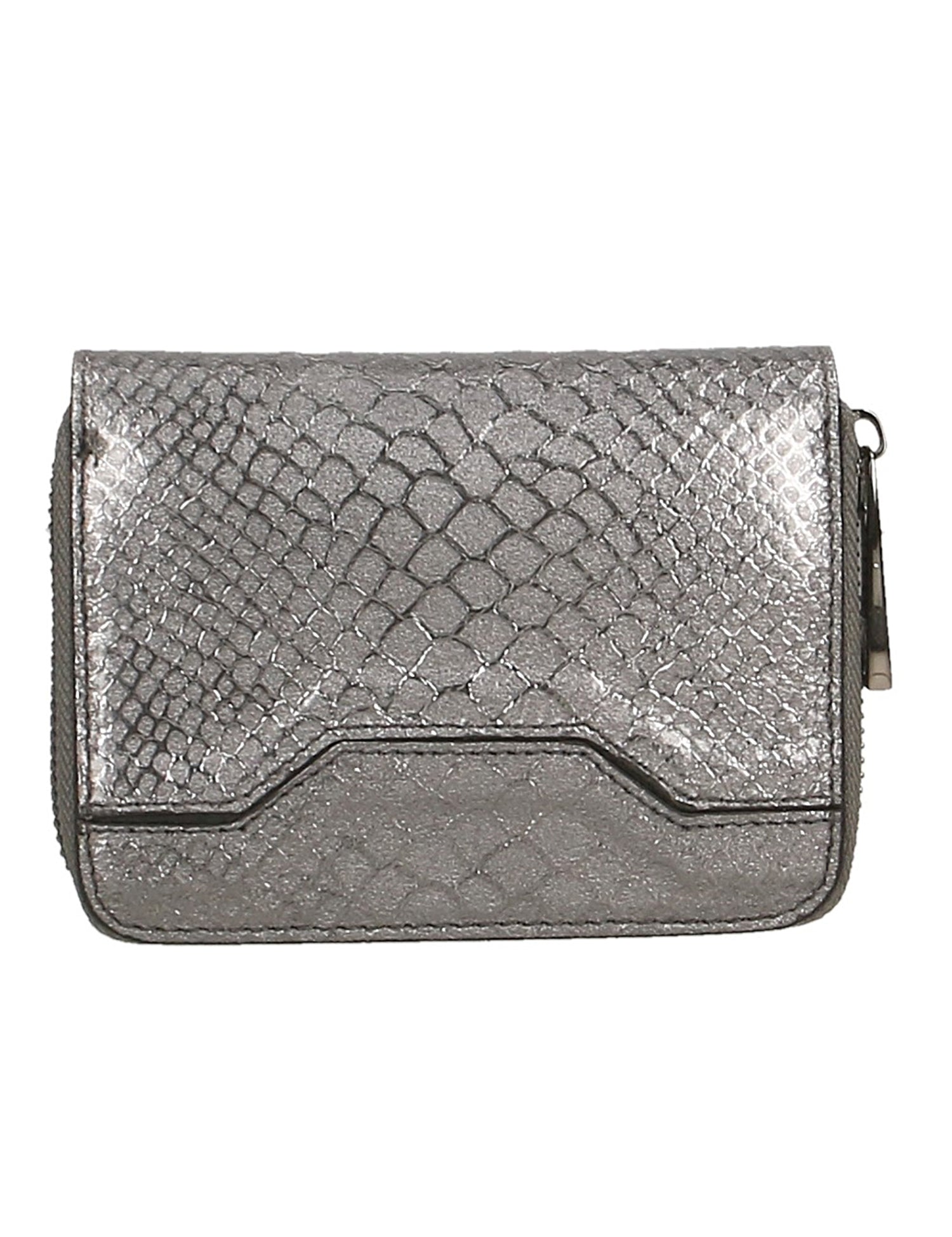 Nohemi Portafoglio donna vera pelle Zip 524072-FERRO Gave Lux