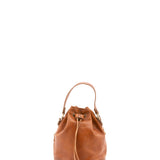 Unisex-Beuteltasche aus echtem Leder, hergestellt in Italien, 24 x 30 x 16 cm