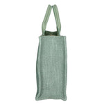 Borsa a mano da donna Misto pelle e tessuto MYB-05117-SS-331+S96 MENTA My Best Bag