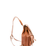 Zaino in vera pelle unisex Made in Italy 4030-MIELE Alessia Firenze
