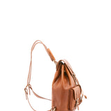 Zaino in vera pelle unisex Made in Italy 4030-MIELE Alessia Firenze