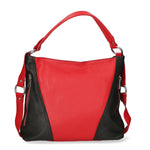 Emily Borsa a spalla da donna Vera pelle 80064-D10 ROSSO D28 NERO Gave Lux
