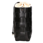 Borsa a tracolla da donna 100% pelle MYB-7054-SS-NERO+BEIGE My Best Bag