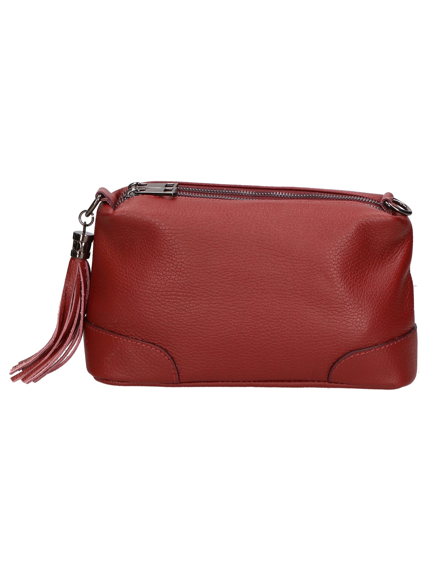 Lidia Borsa a mano da donna Vera pelle 06513-ROSSO SCURO Gave Lux