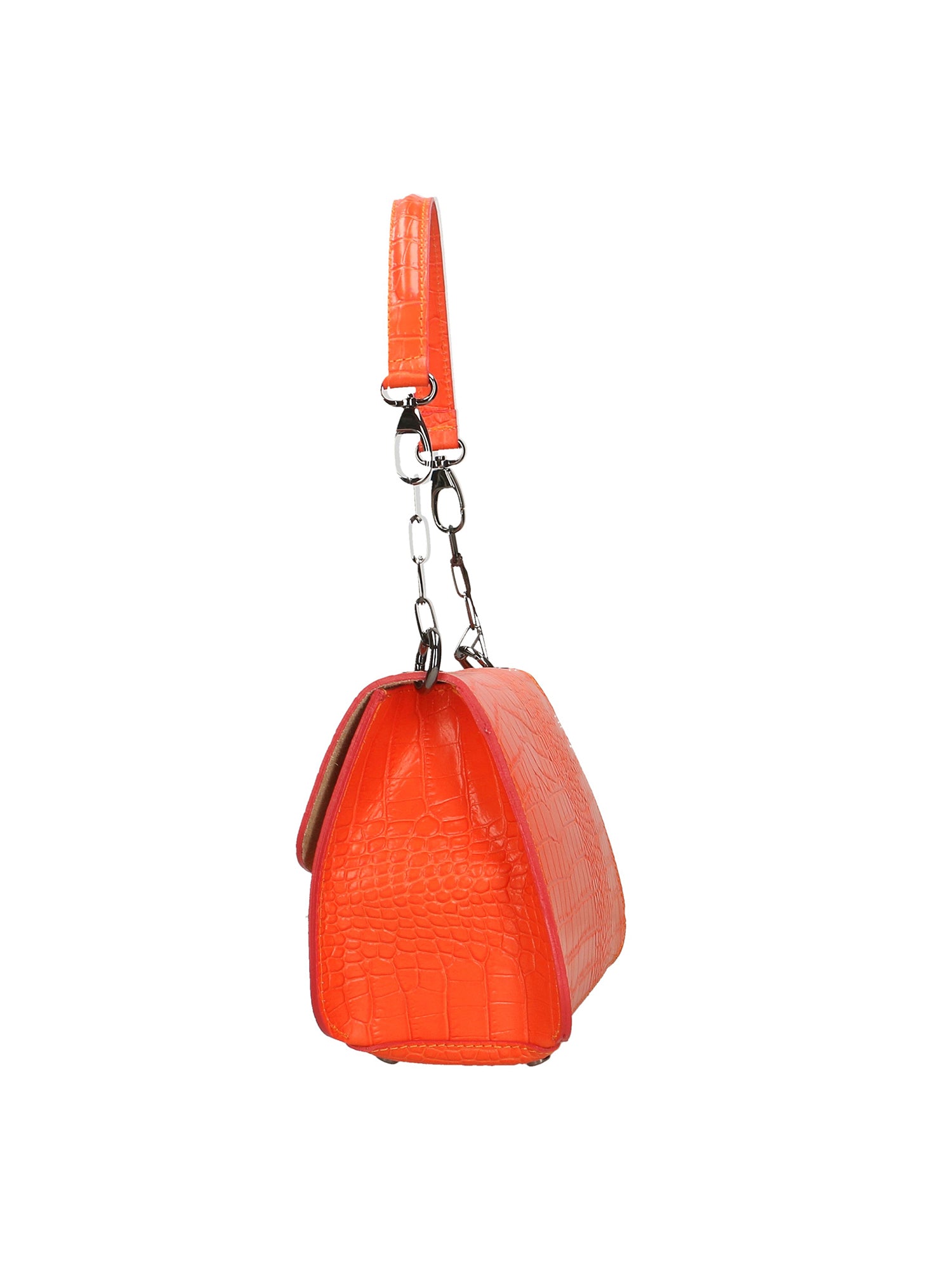 Nicole Borsa a spalla da donna Vera pelle 193746-ARANCIO ORANGE Gave Lux
