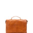 Borsa a mano unisex in vera pelle Made in Italy 4576-MIELE Alessia Firenze