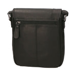 Borsa a tracolla uomo in vera pelle Casual HILB-3057-NERO Hill Burry