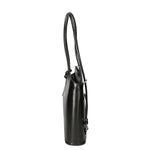 Fabiola Borsa a spalla da donna 100% pelle 9039-NERO BLACK Gave Lux