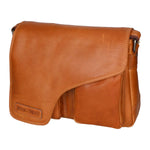 Borsa a tracolla da uomo 100% vera pelle HILB-3062B-CUOIO Hill Burry