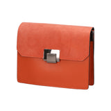 Palmira Borsa a spalla da donna Vera pelle 556014-ARANCIO ORANGE Gave Lux