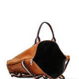 Borsa a mano convertibile in zaino da donna In Vera pelle Made in Italy 43x38x12 cm