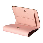 Marysol Portafoglio da donna Vera Pelle 60133 2-ROSA PINK Gave Lux