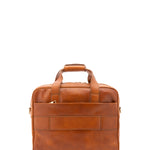 Borsa a mano unisex in vera pelle Made in Italy 4575-MIELE Alessia Firenze