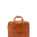 Borsa a mano unisex in vera pelle Made in Italy 4575-MIELE Alessia Firenze