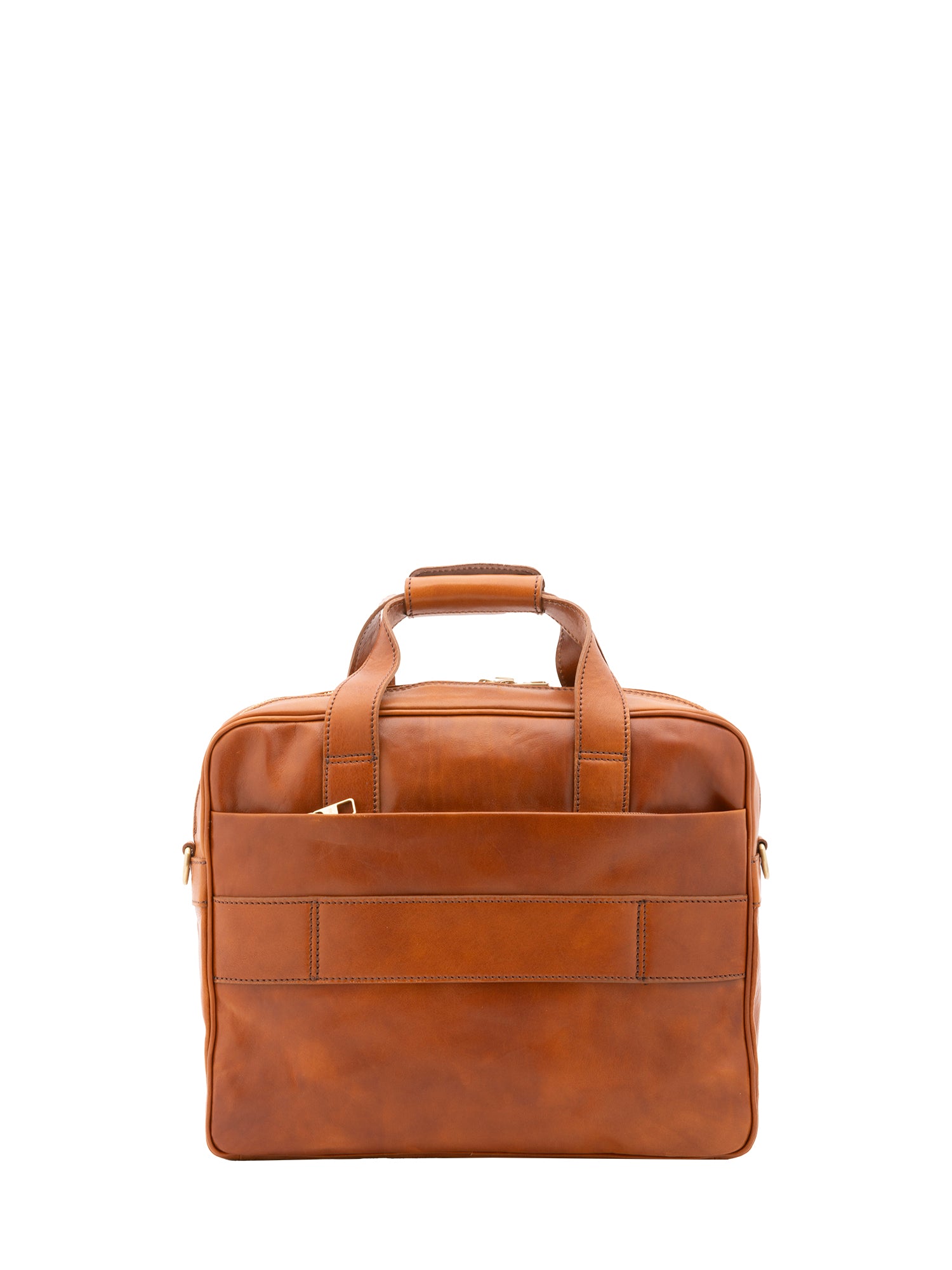 Borsa a mano unisex in vera pelle Made in Italy 4575-MIELE Alessia Firenze