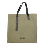 Borsa a mano da donna Vera pelle e cotone MYB-7037-SS-104 MILITARE My Best Bag