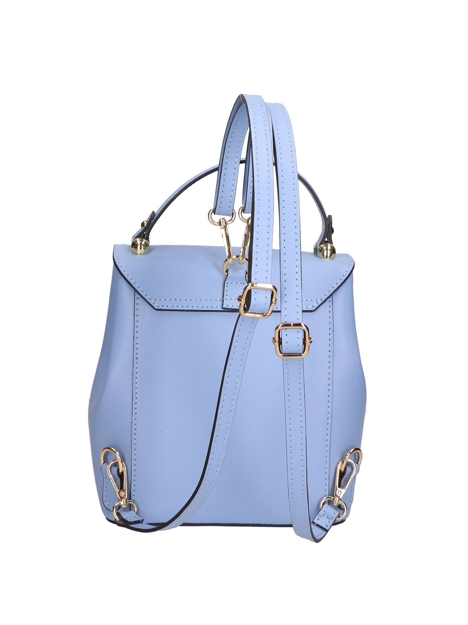 Giuditta Borsa a mano da donna 100% pelle 05937-L220 AZZURRO Gave Lux