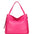 Borsa a spalla da donna Misto pelle e tessuto 07155-D02 FUXIA Roberta Rossi