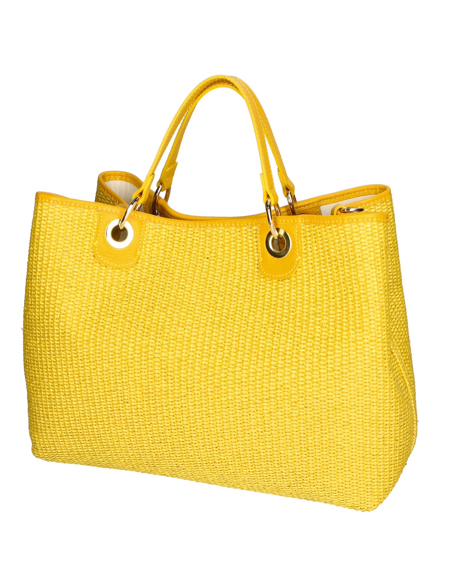 Borsa a mano da donna Paglia & Pelle MYB-05168-SS-312+D04 GIALLO My Best Bag