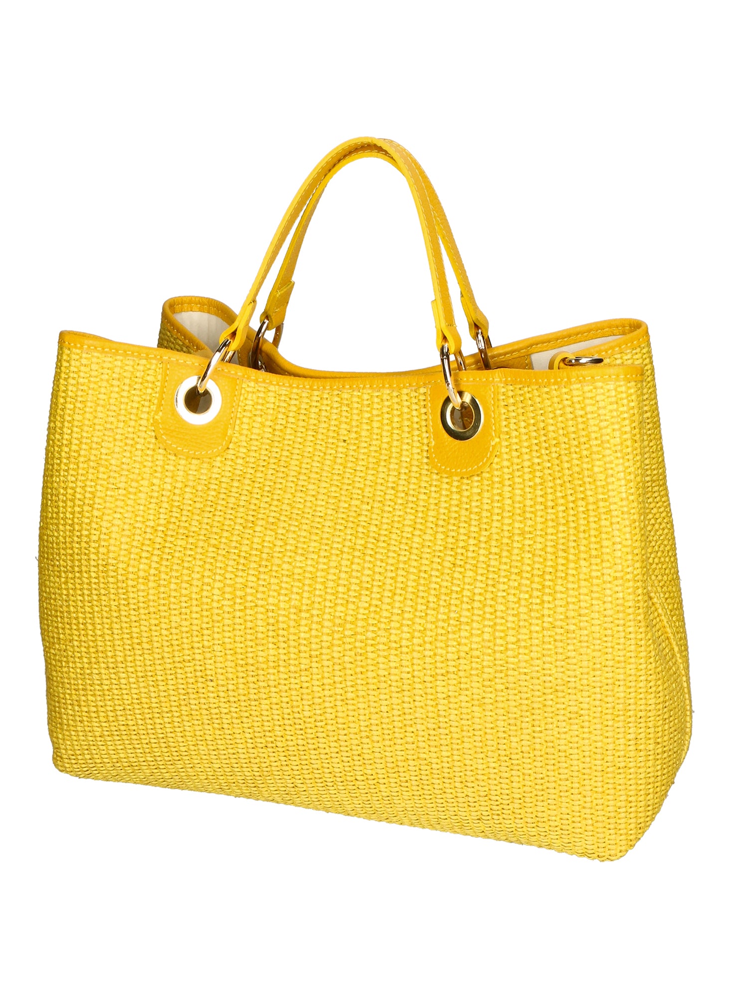 Borsa a mano da donna Paglia & Pelle MYB-05168-SS-312+D04 GIALLO My Best Bag